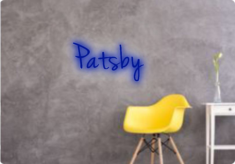 Custom text: Patsby